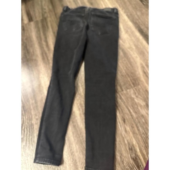 American Eagle Outfitters‎ Black Skinny Jeans Women Size 4 Short - Picture 3 of 5